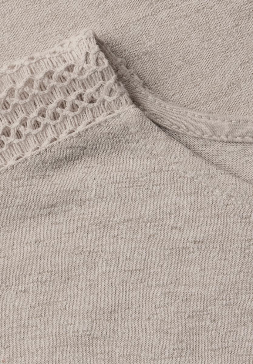 Shirt mit Spitzendetail
