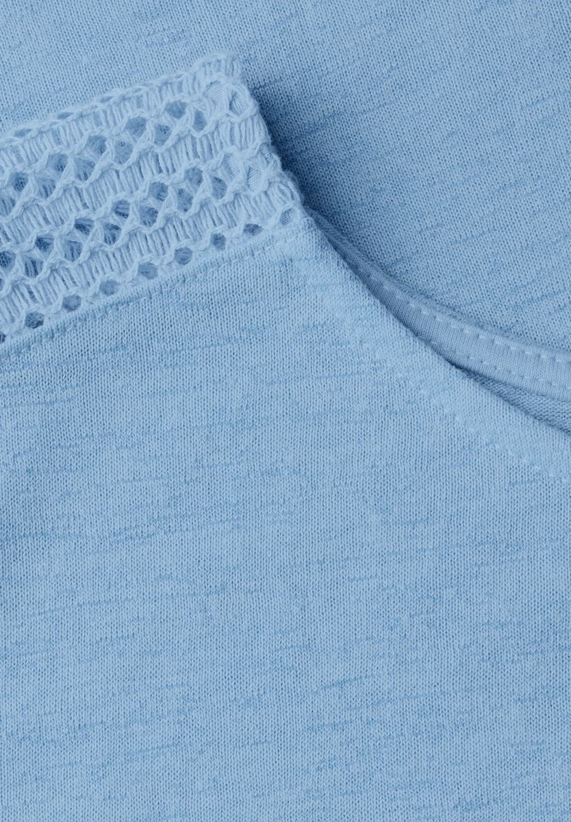 Shirt mit Spitzendetail