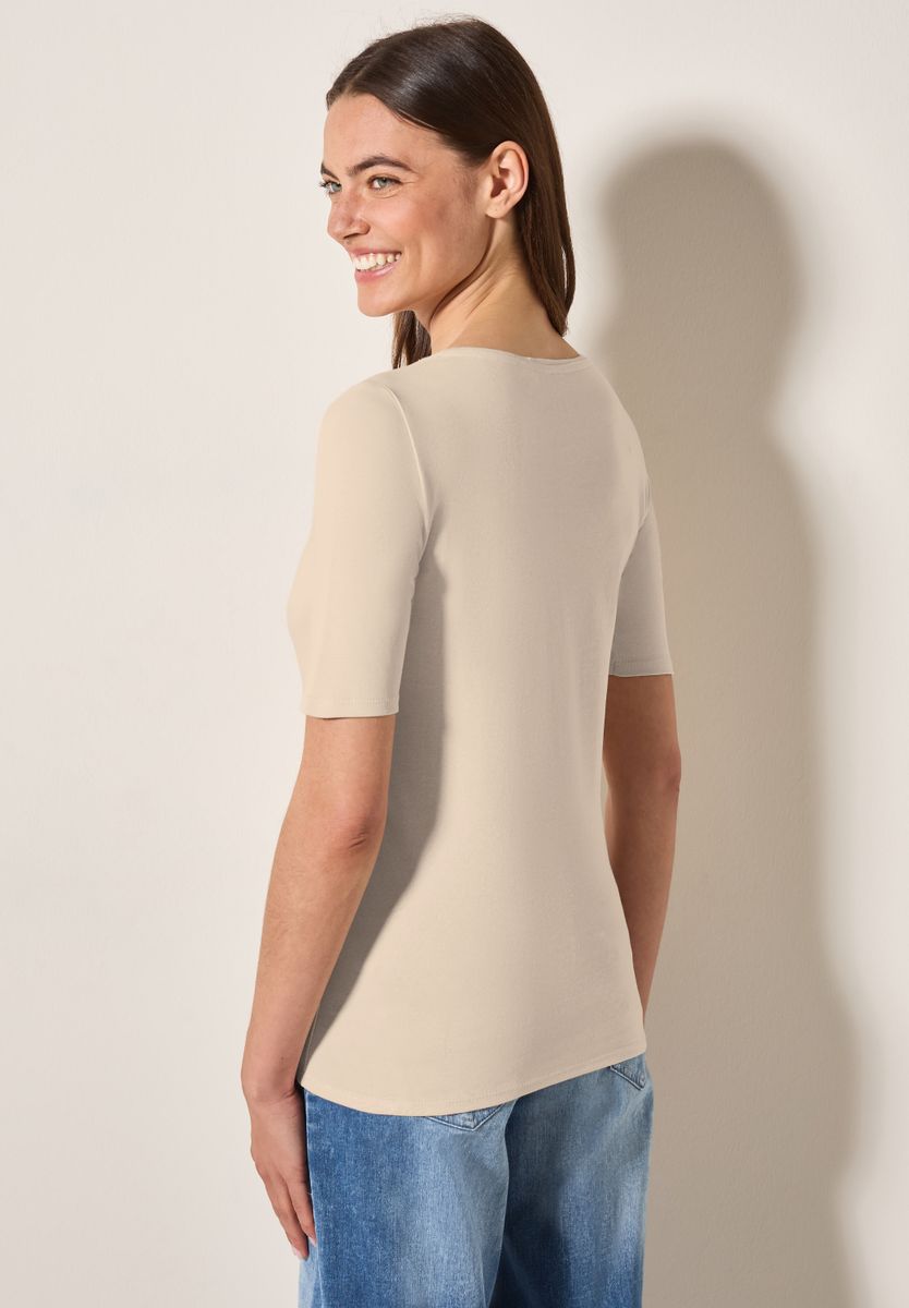 T-Shirt in Unifarbe