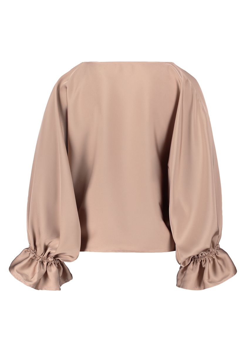 Satin-Bluse
