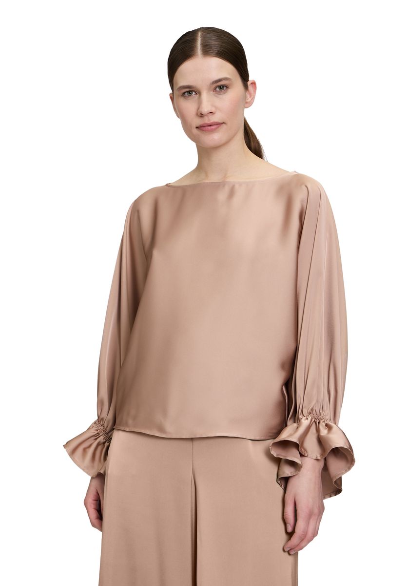 Satin-Bluse