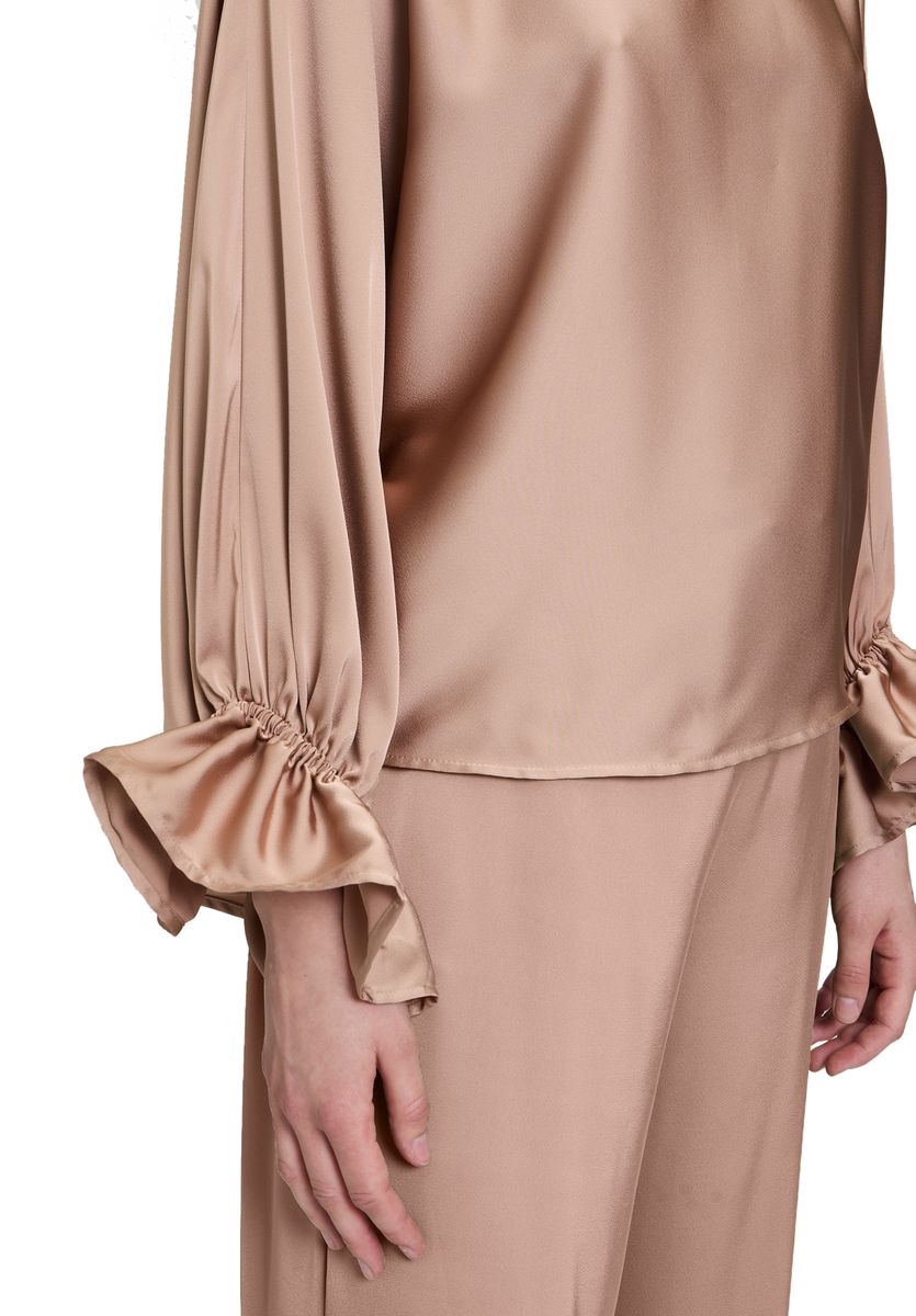 Satin-Bluse