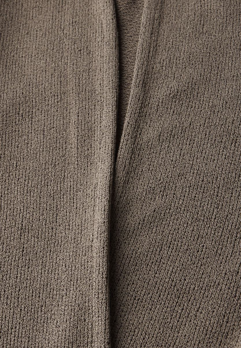 Strick-Look Jacke
