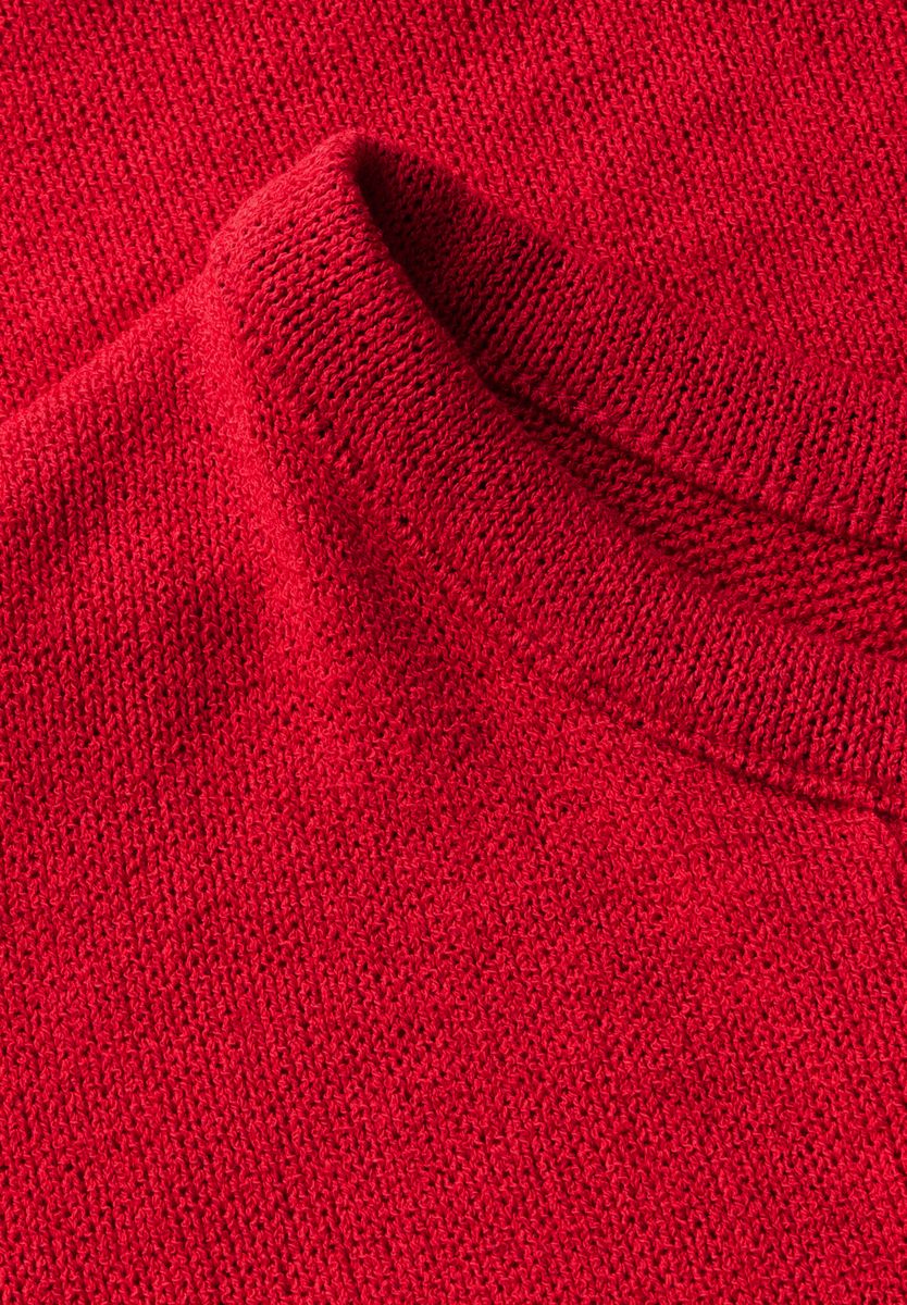 Strick-Look Shirt