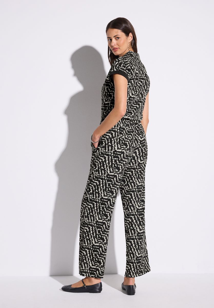 Gemusterter Jumpsuit