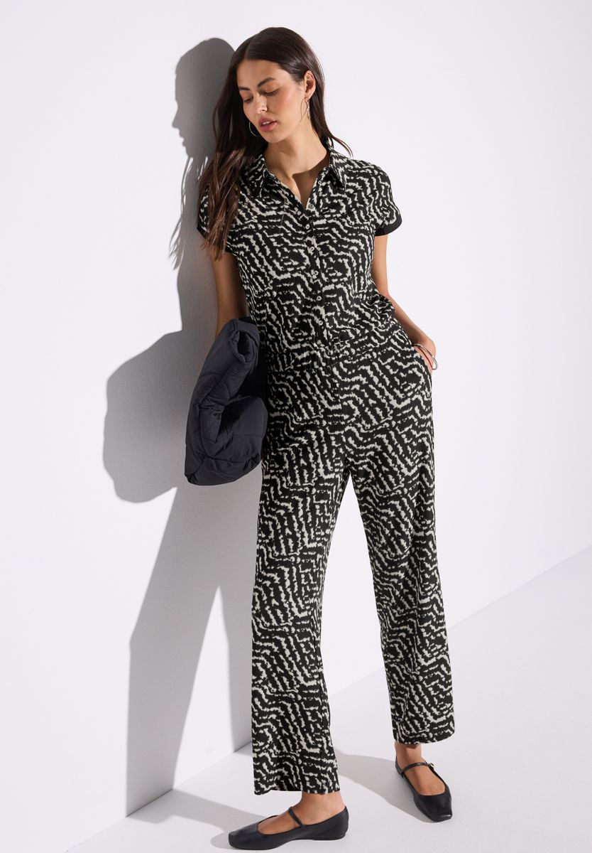 Gemusterter Jumpsuit