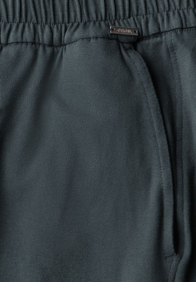 Wide Leg Jersey-Hose