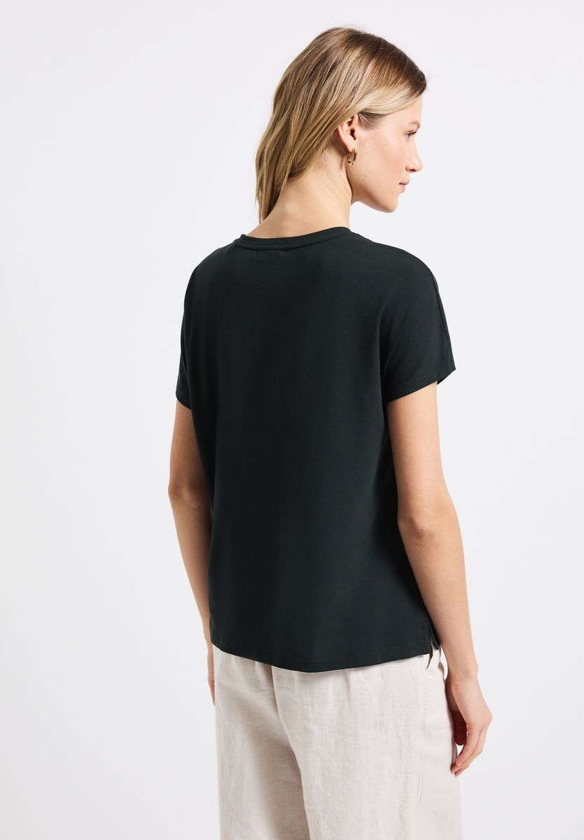Shirt in Unifarbe