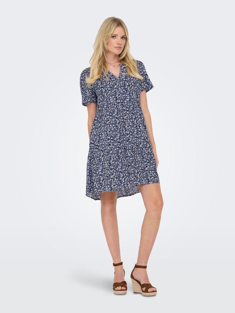 ONLZALLY LIFE S/S THEA DRESS NOOS PTM