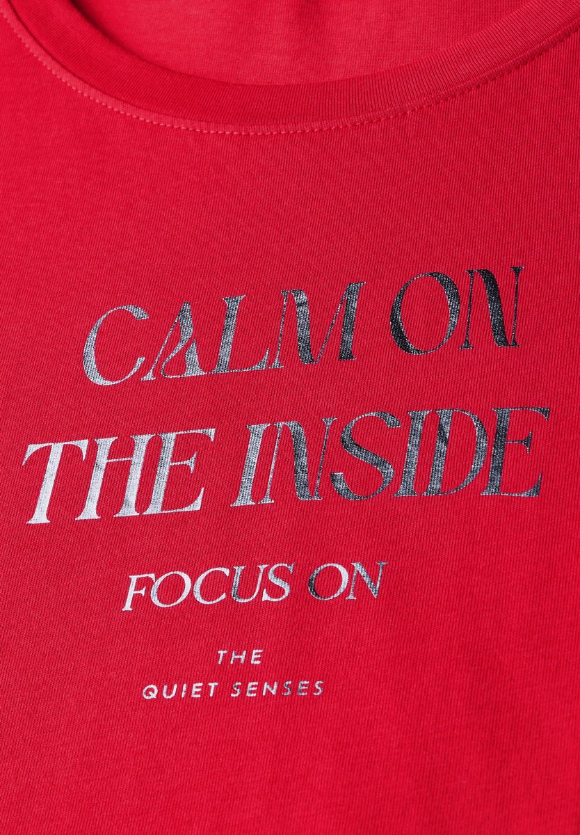 Softes Shirt mit Wording