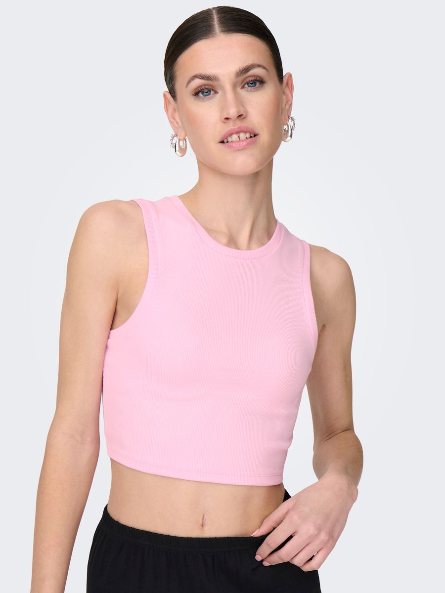 ONLVILMA S/L CROPPED TANK TOP JRS NOOS