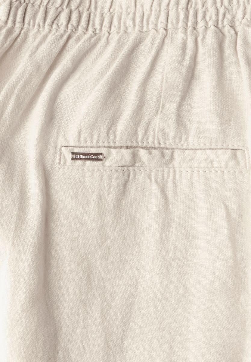 Wide Leg Leinenhose
