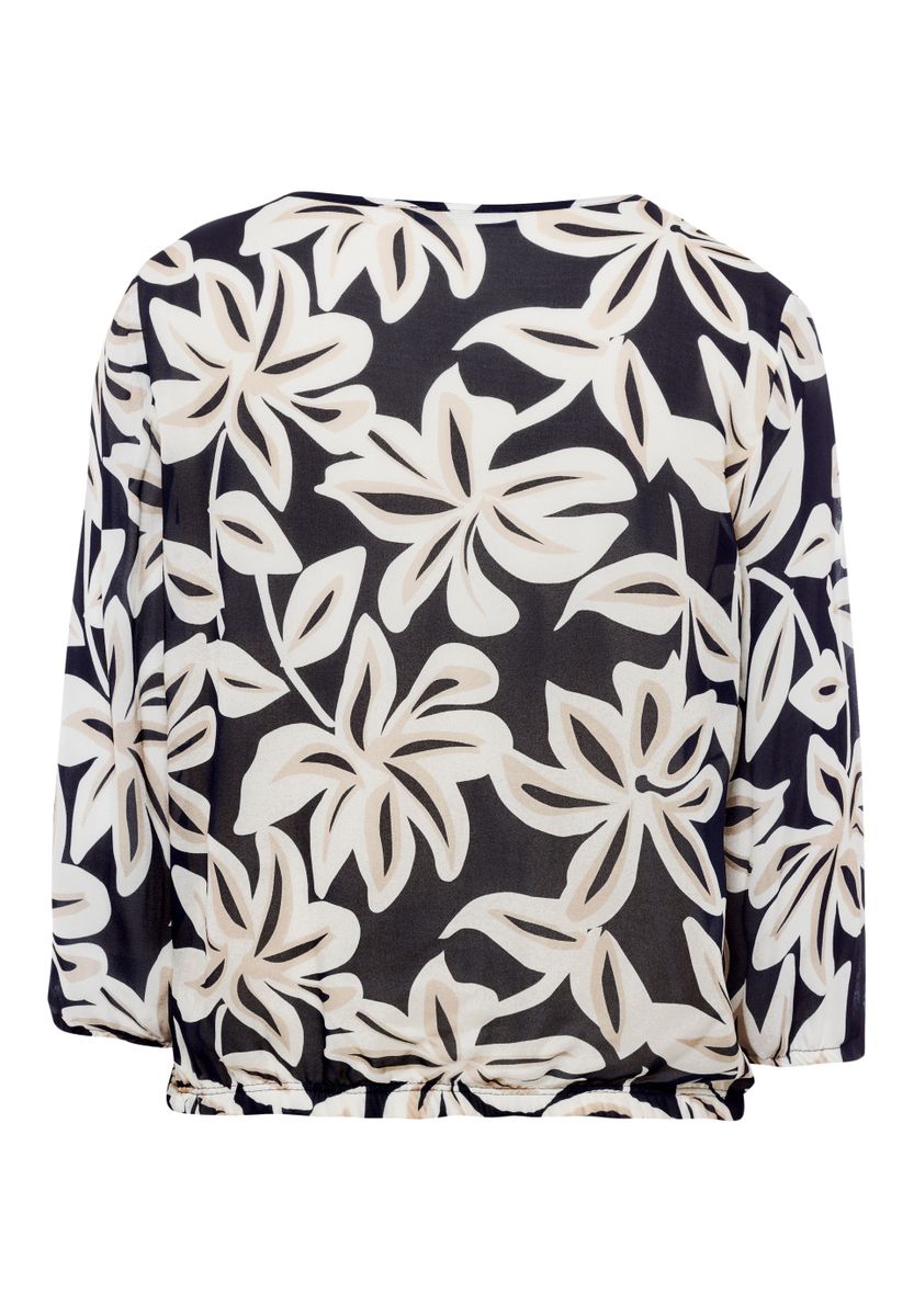 Druckbluse ELEMENTS mit liebevollen Details