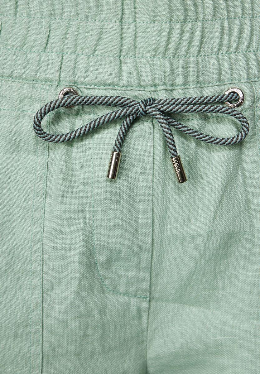 Leinenhose im Casual Fit