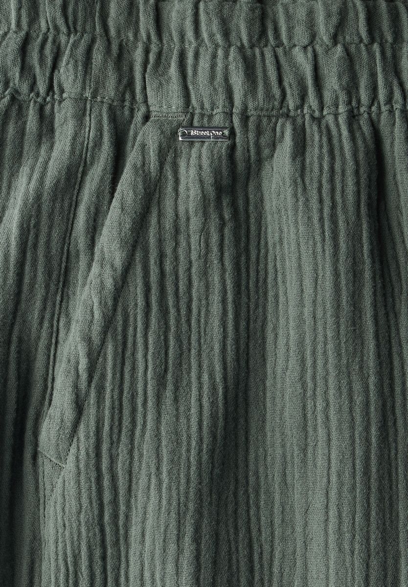 Wide Leg Musselin Hose