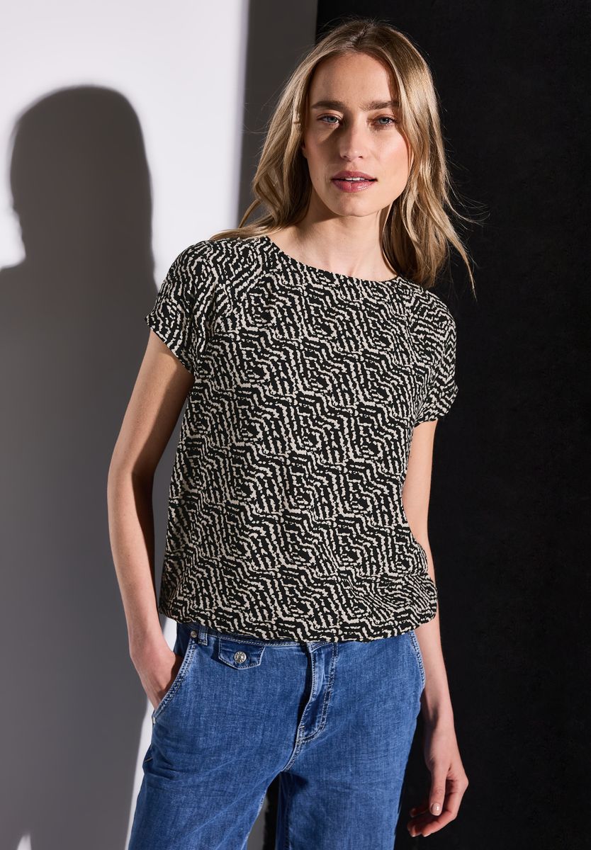 Gemustertes Shirt
