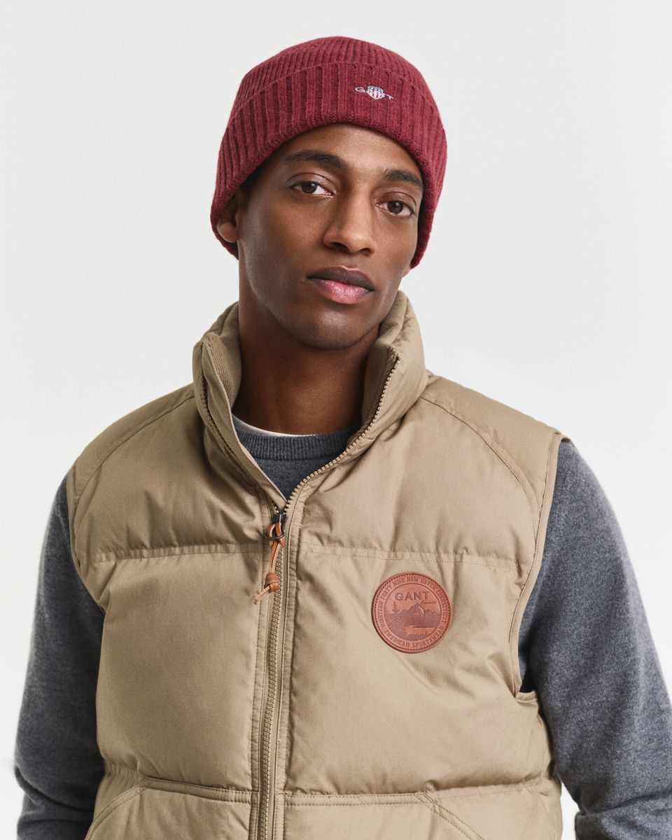 Shield Beanie aus Wolle
