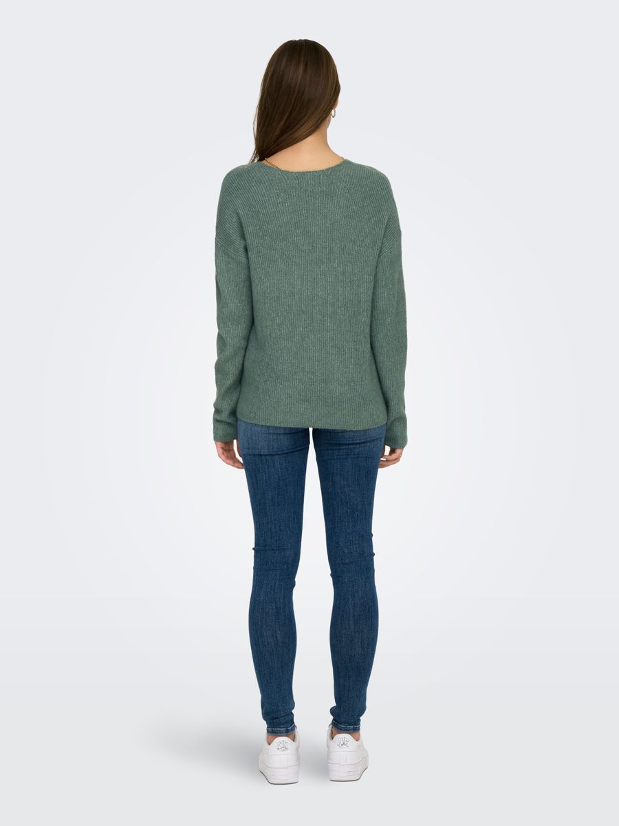 ONLCAMILLA V-NECK L/S PULLOVER KNT NOOS