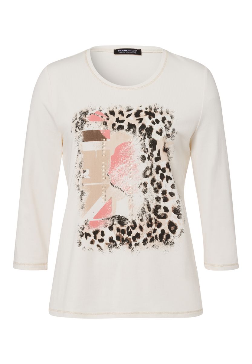 Shirt VELVET BLOOM mit Placement-Print