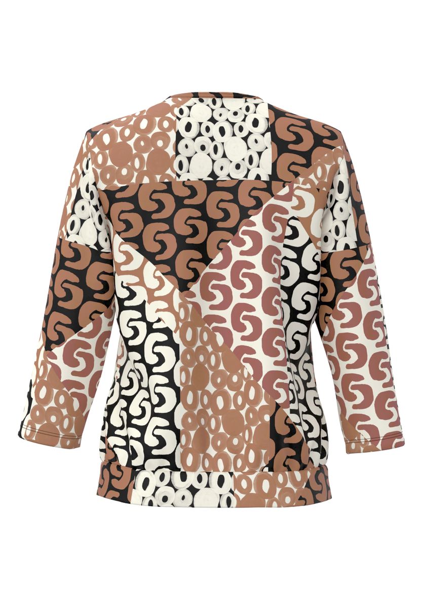 Blusenshirt NOS mit aparter Faltenpartie