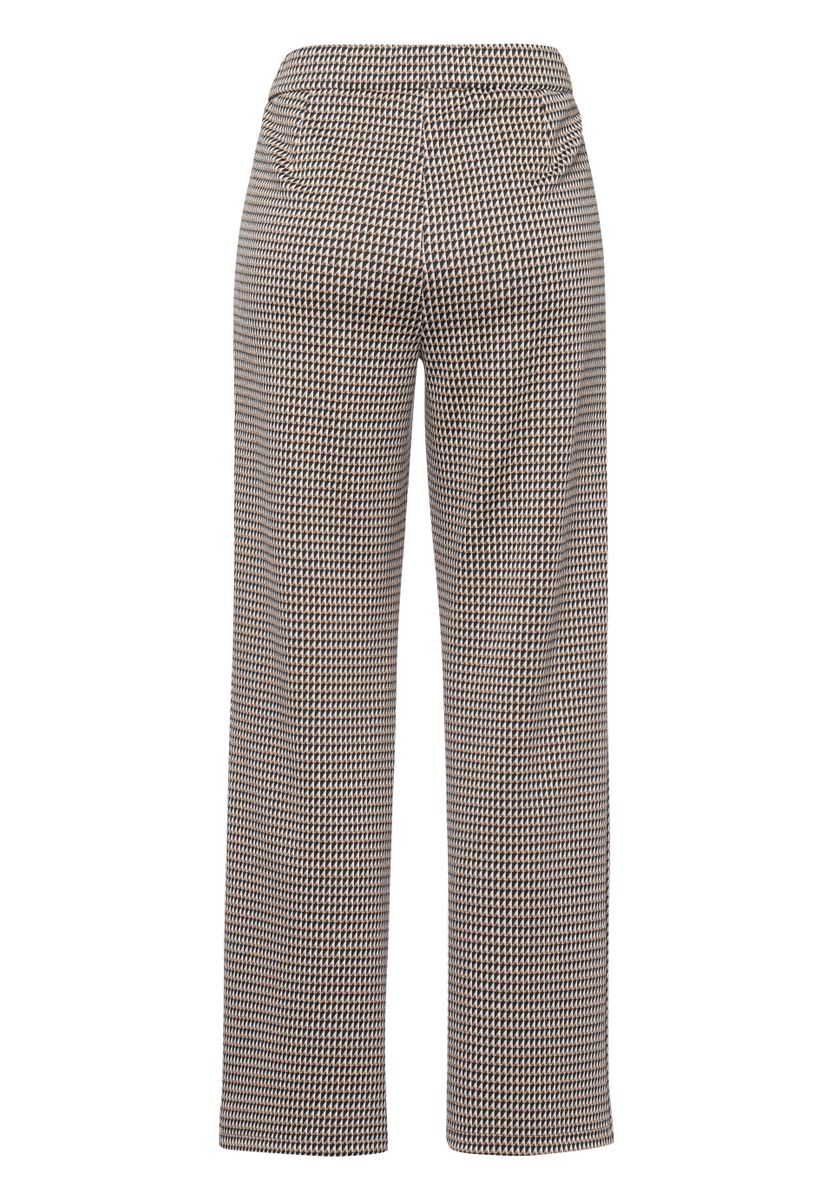 Wide Leg Pants CARAMEL CHIC im modischen Minimal-Dessin