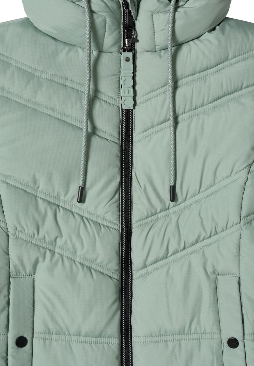 Steppjacke mit Kapuze