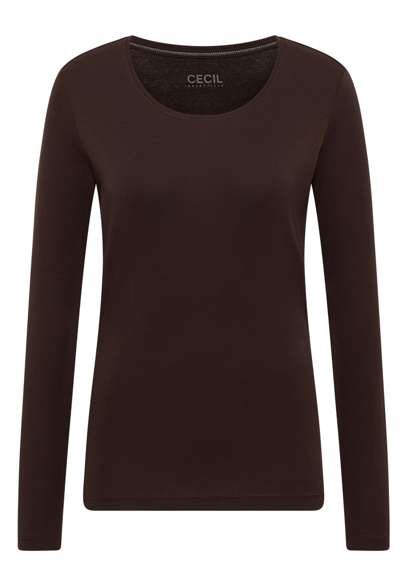 Basic Langarmshirt