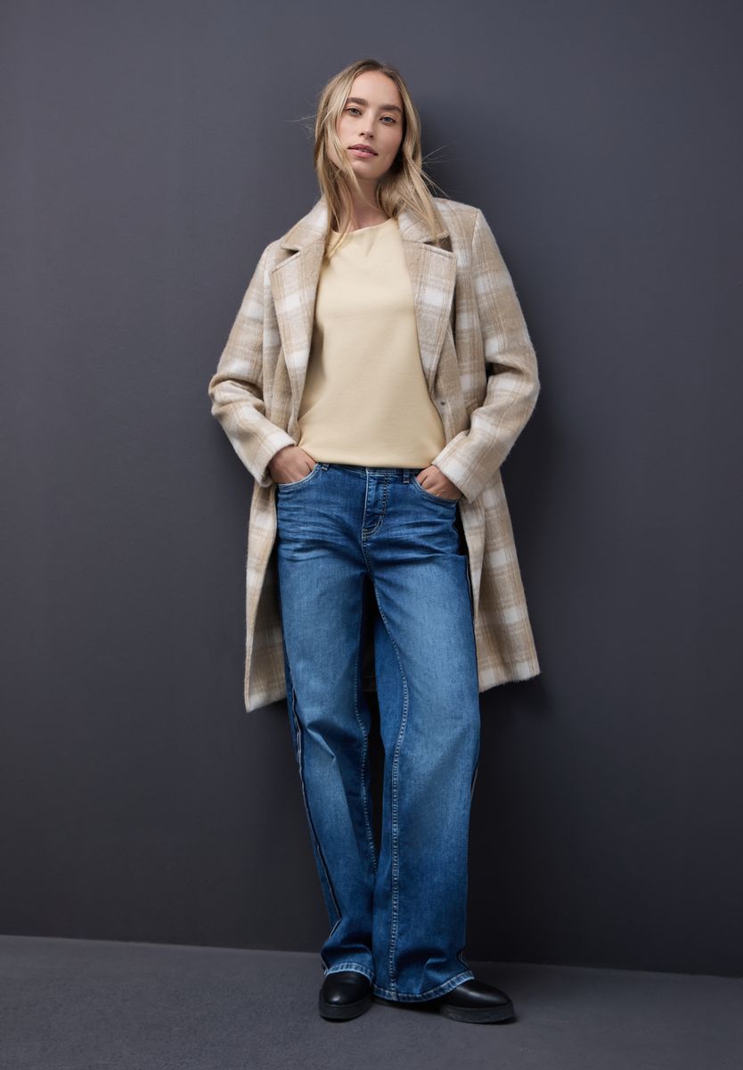 Shirt mit Ripp-Detail