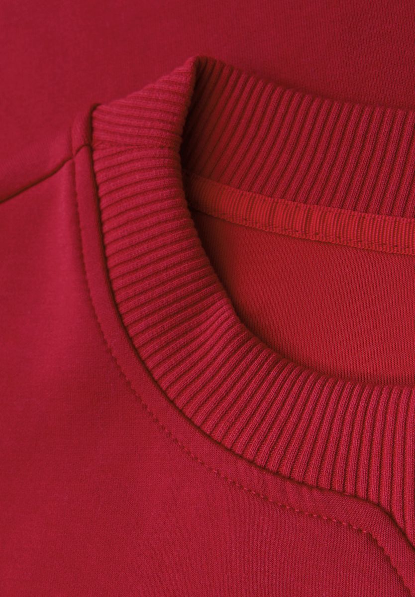 Shirt mit Ripp-Detail