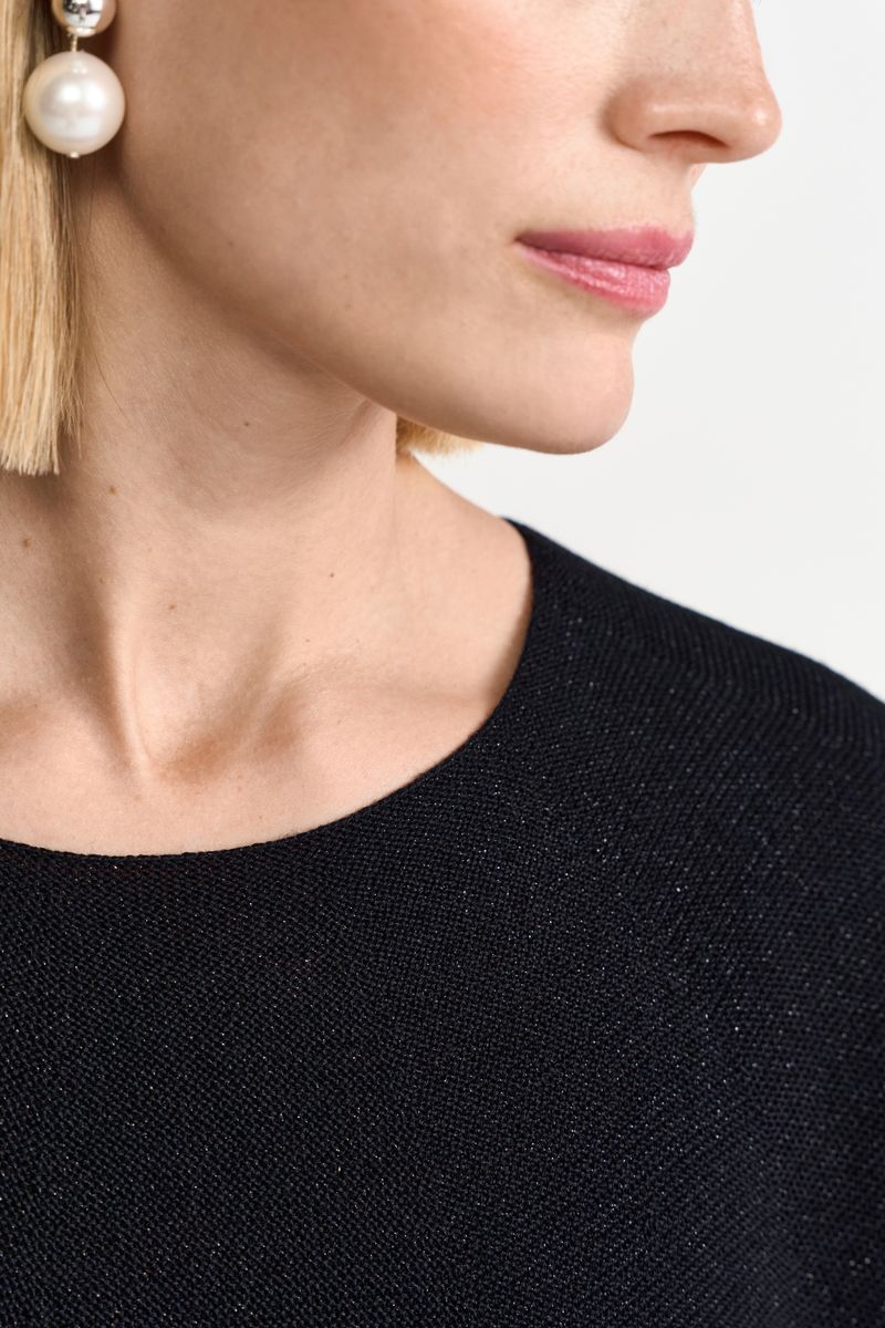Seamless Shiny Boat Neck