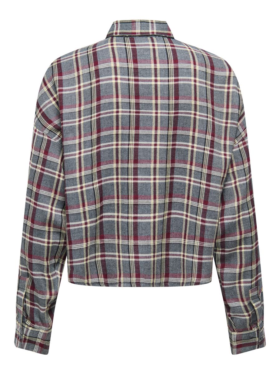 ONLRILEY LIFE LS SHORT CHECK SHIRT WVN