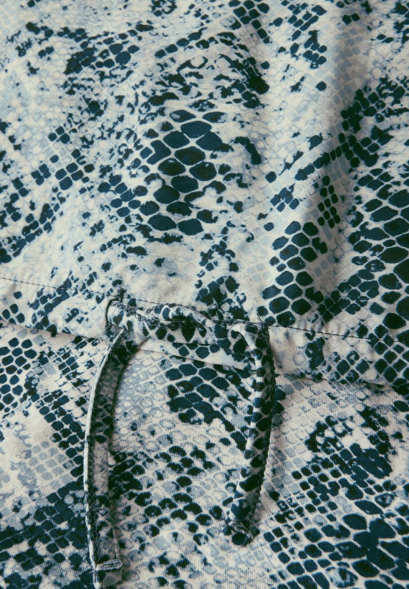 Materialmix Snake Shirt