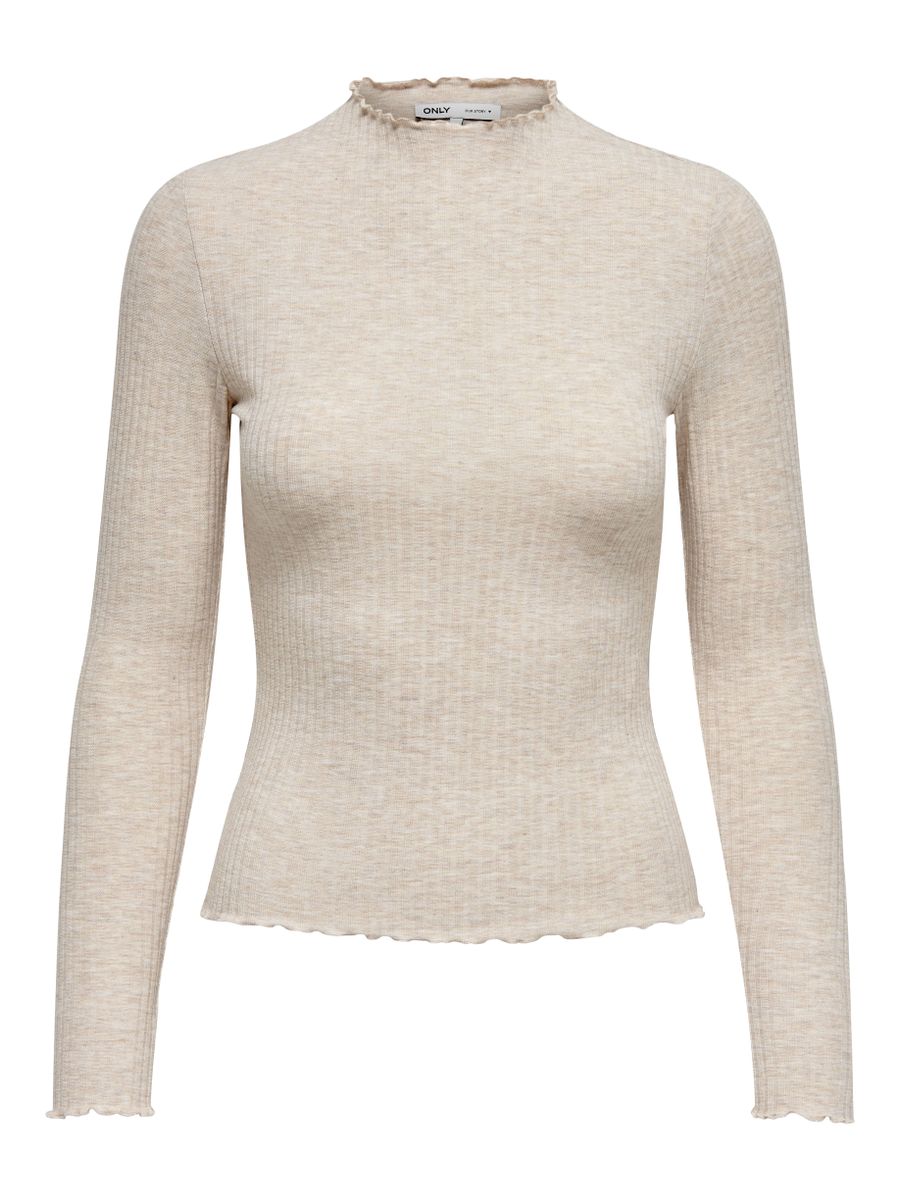 ONLEMMA L/S HIGH NECK TOP NOOS JRS