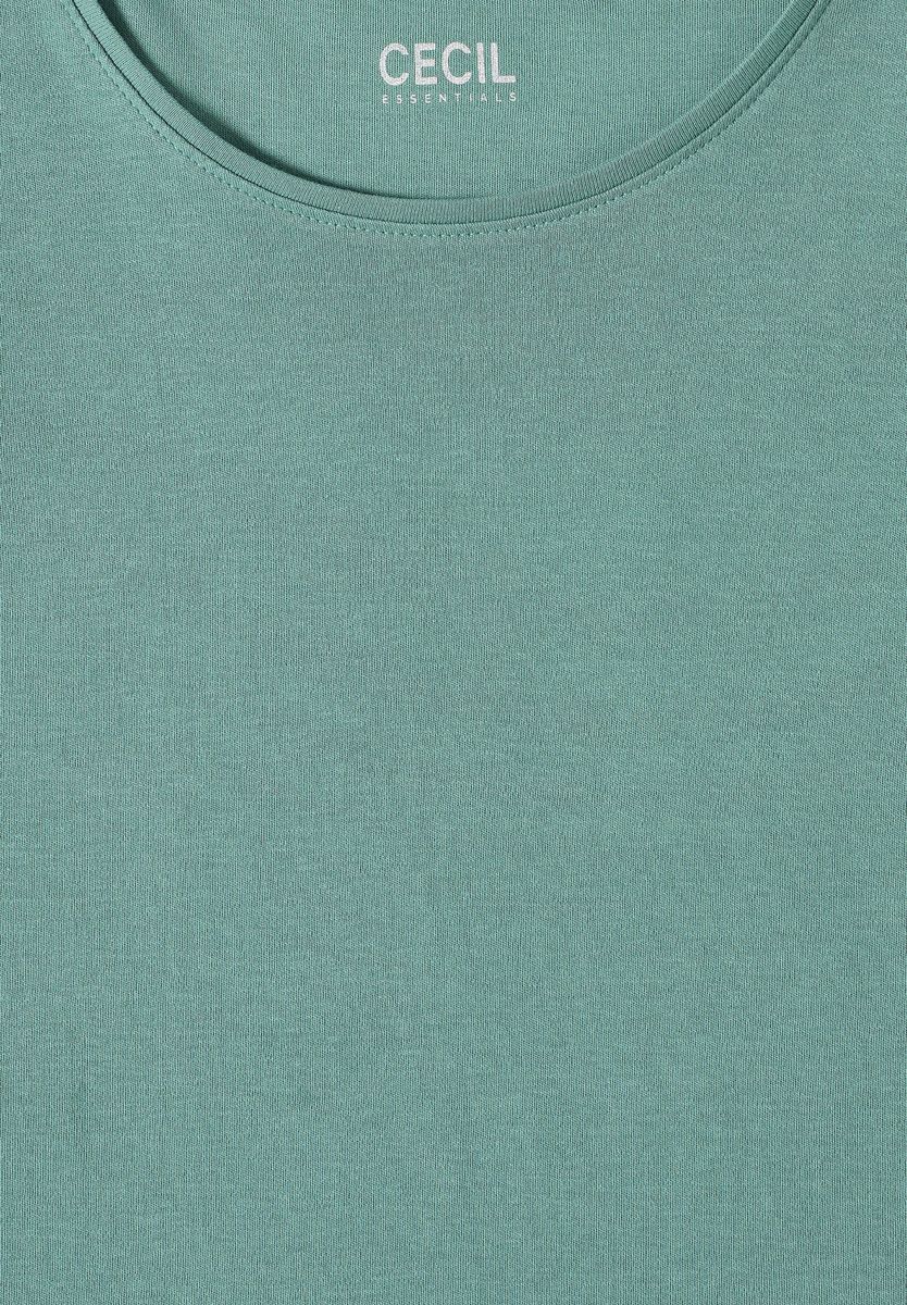 T-Shirt in Unifarbe