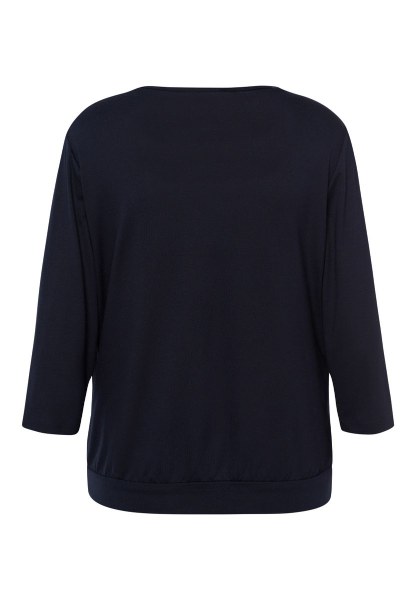 Blusenshirt NOS im Materialmix