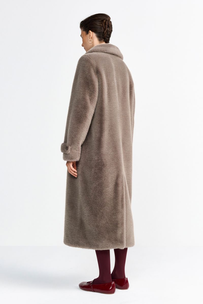 Long Faux Fur Coat