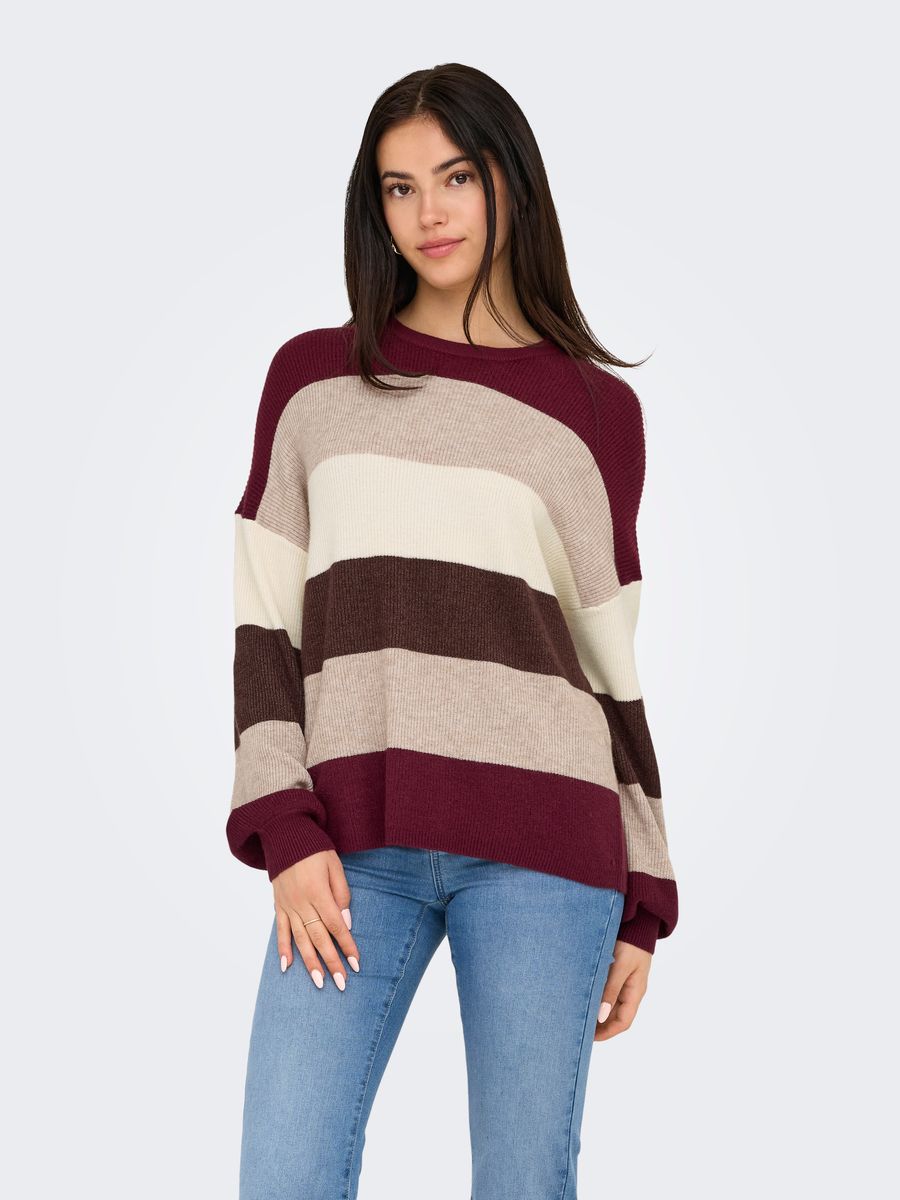 ONLATIA L/S STRIPE PULLOV KNT NOOS