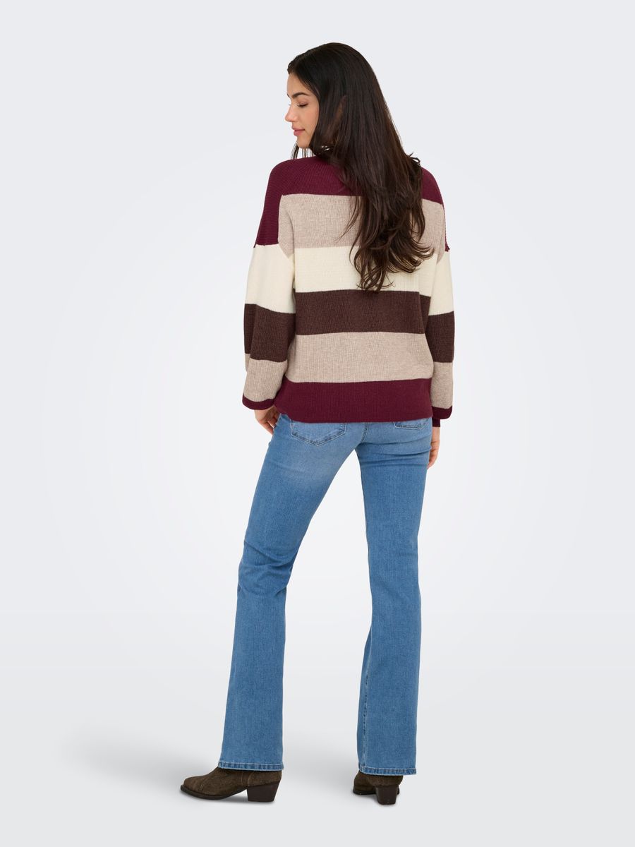 ONLATIA L/S STRIPE PULLOV KNT NOOS