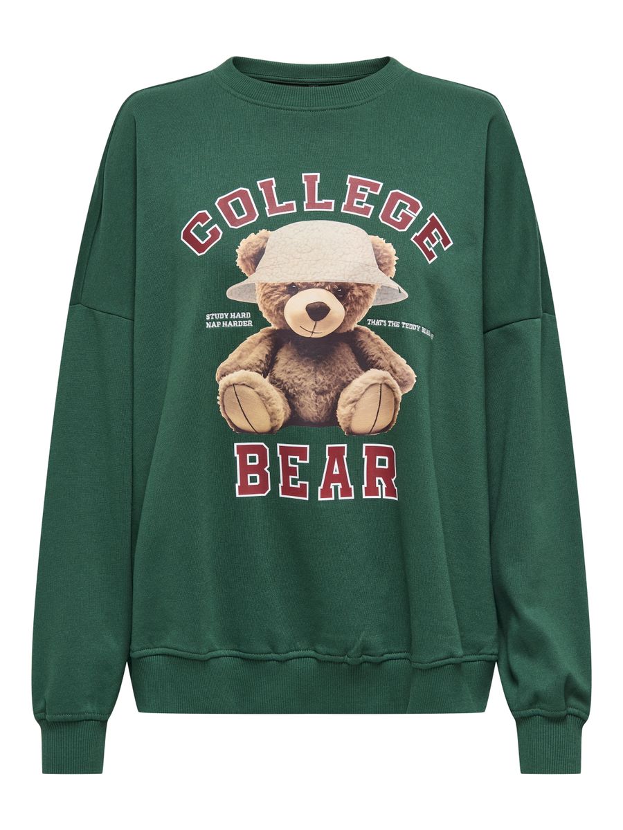ONLBILA L/S BEAR O-NECK SWT