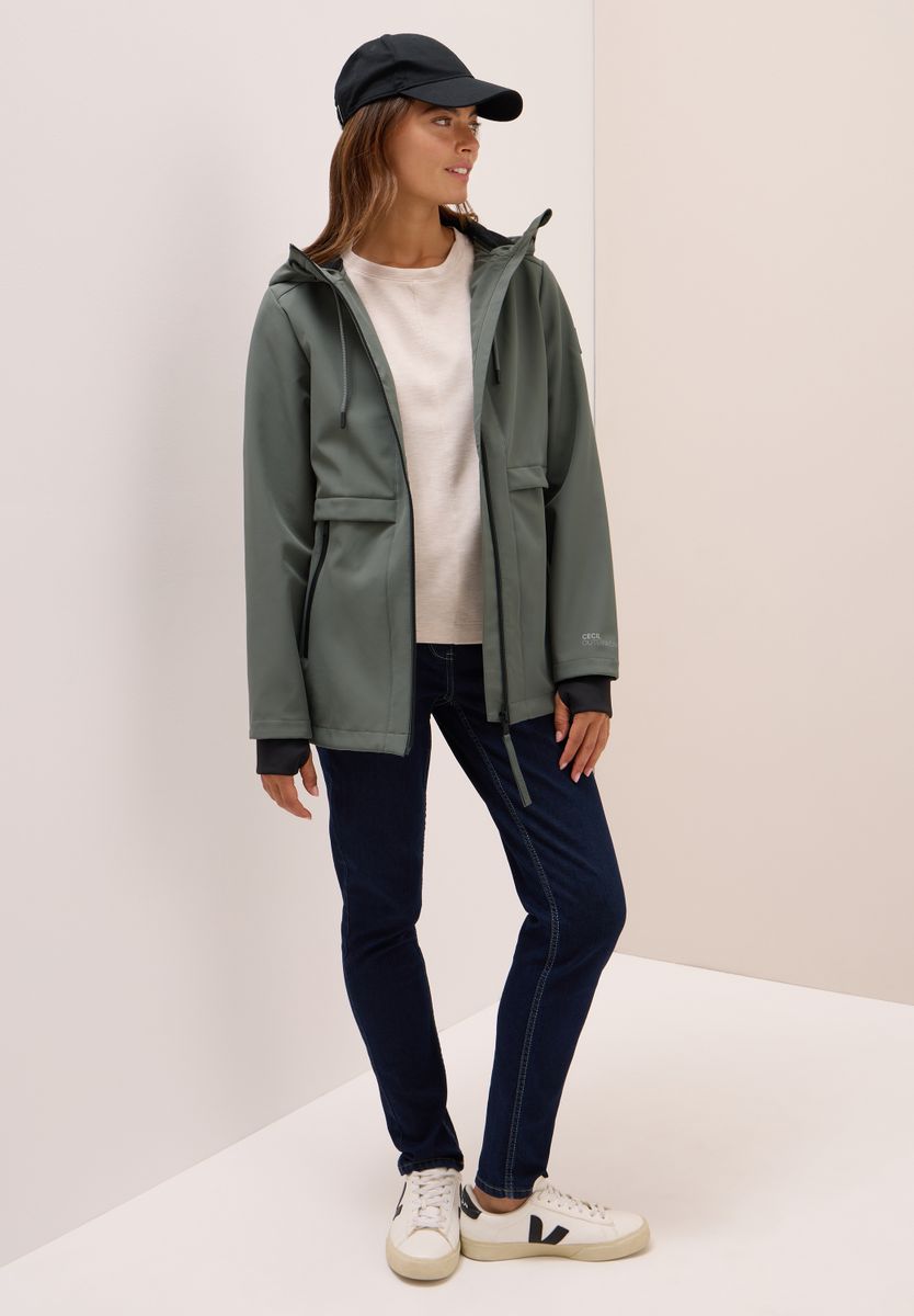 Midi Softshell Jacke
