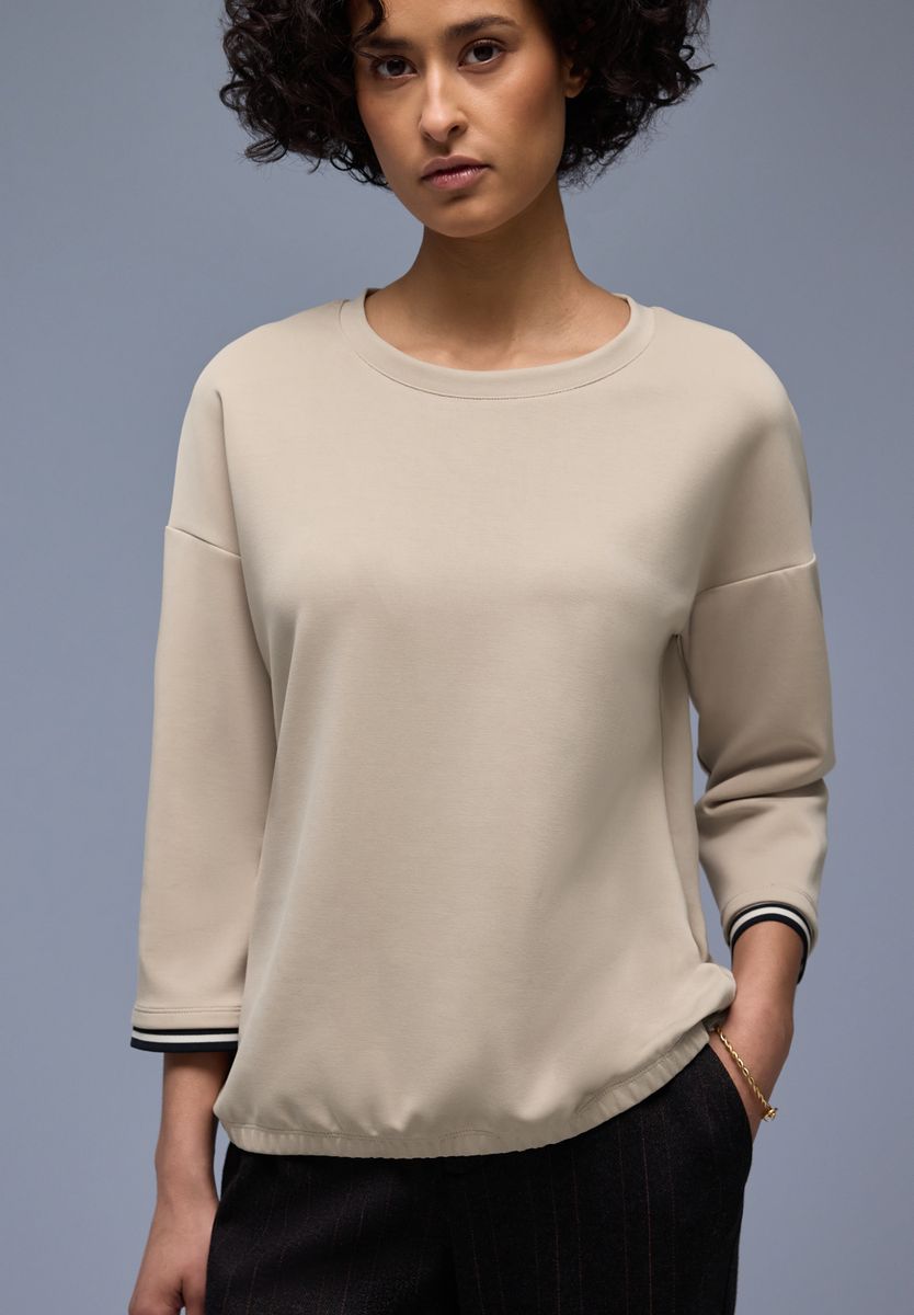 Silk-Look Shirt mit Details