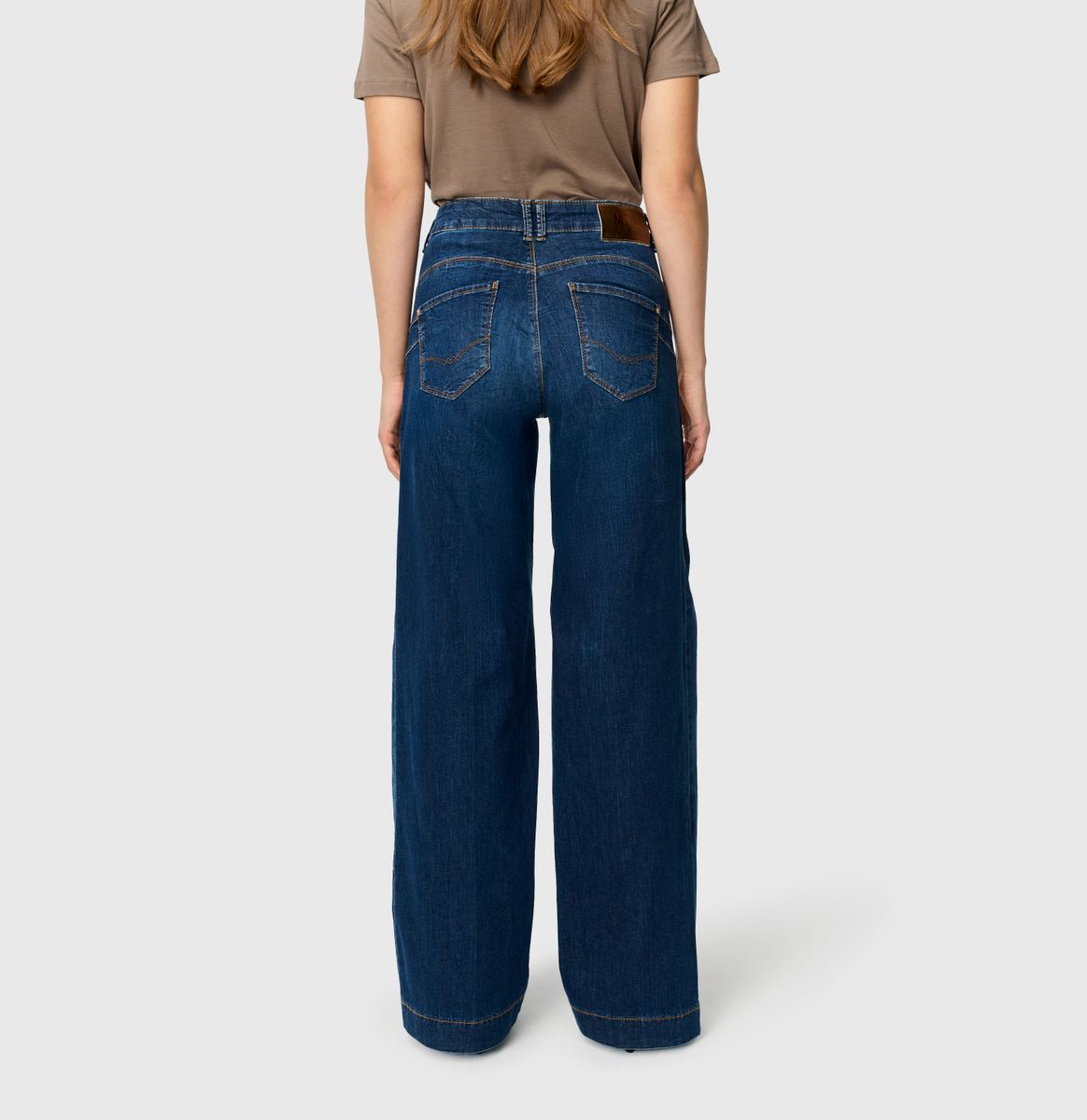 MAC JEANS - RICH PALAZZO, Light weight denim
