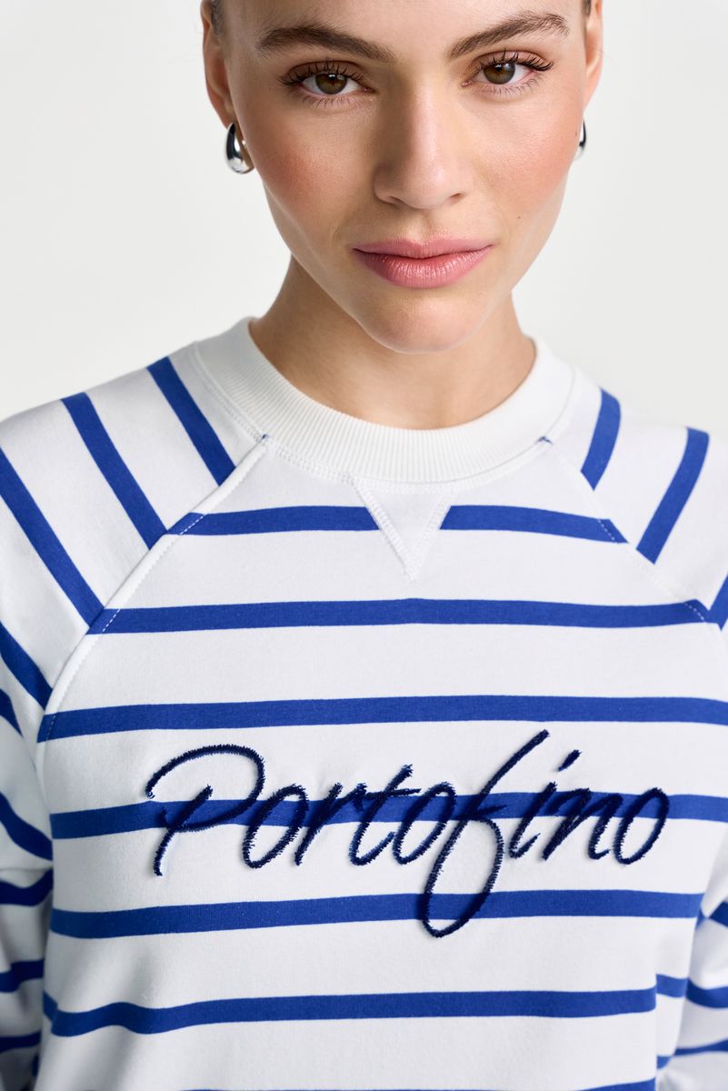 Striped Sweaty with Application