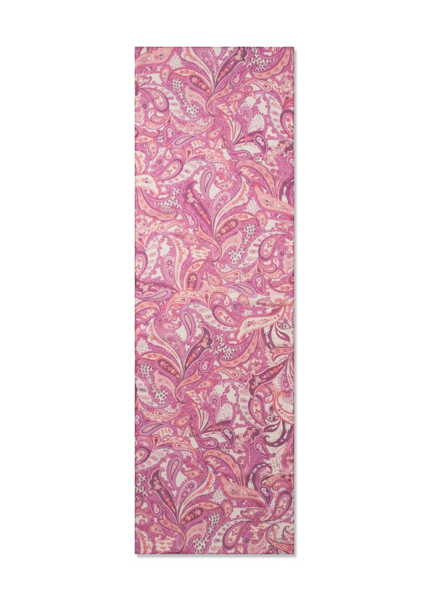 Schal aus recyelter Polyesterware mit gedrucktem Paisleymuster