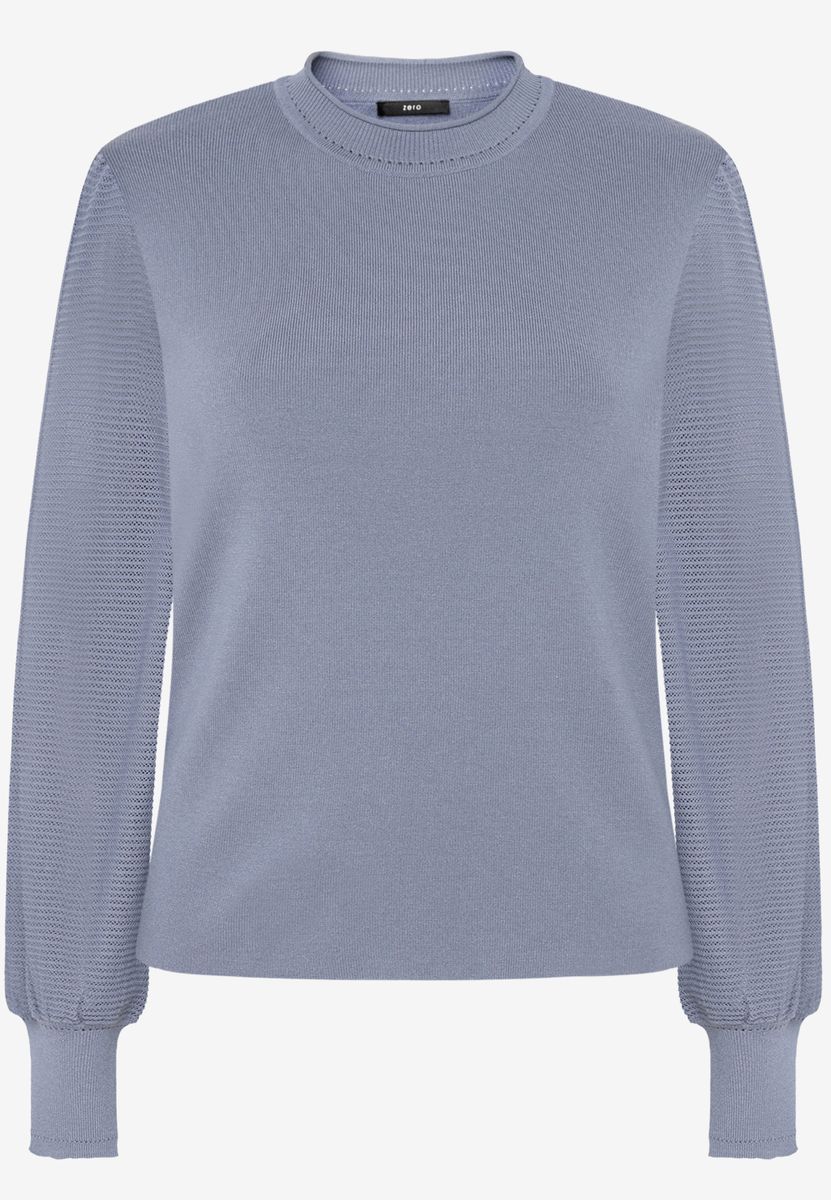 Pullover mit hohem Kragen