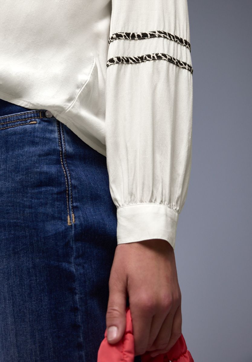 Tunika mit Tape-Details