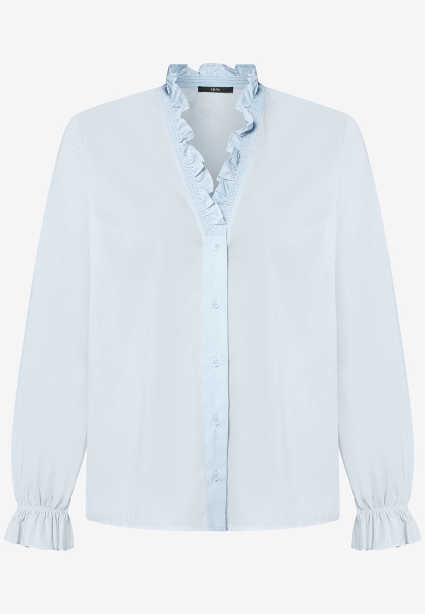 Bluse mit Rüschen