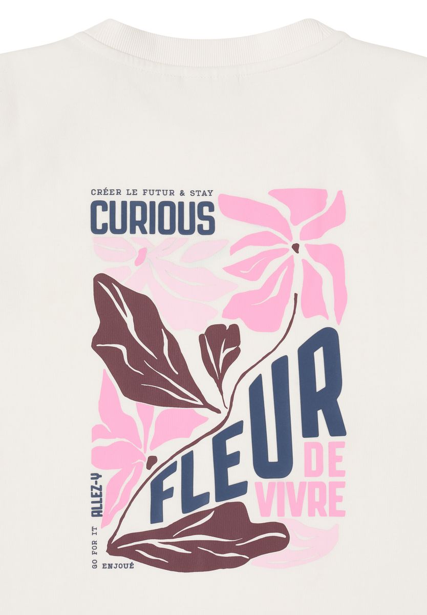 Kurzarm Sweatshirt mit Backprint