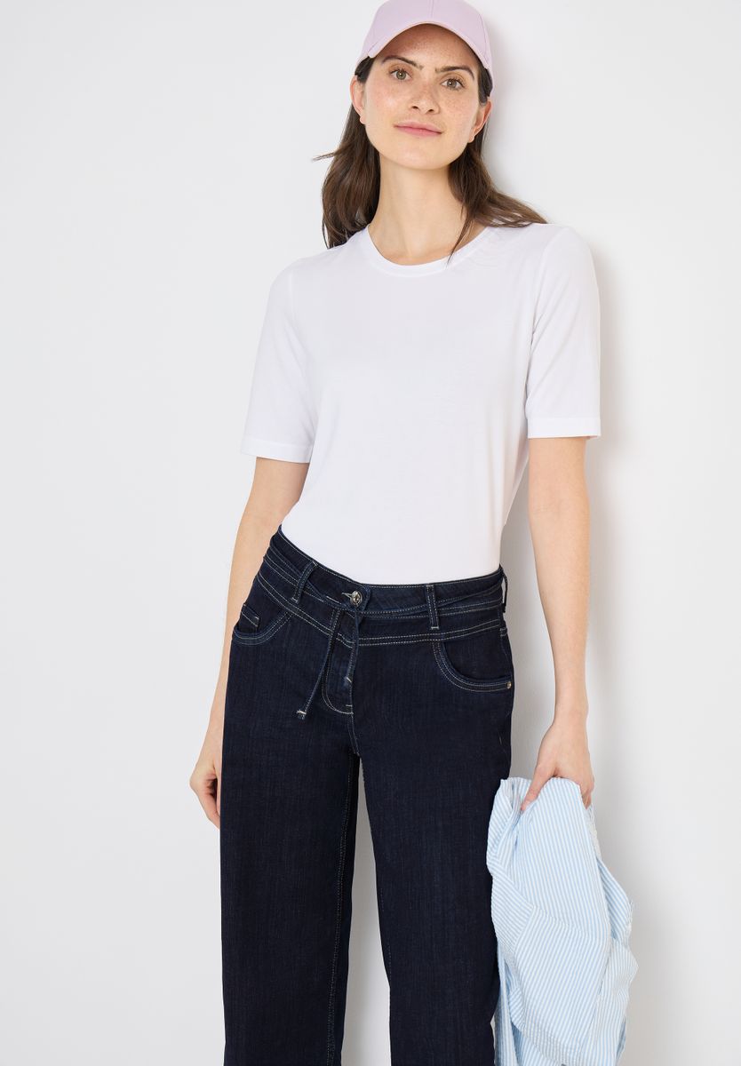 High Waist Wide Leg Jeans im Loose Fit