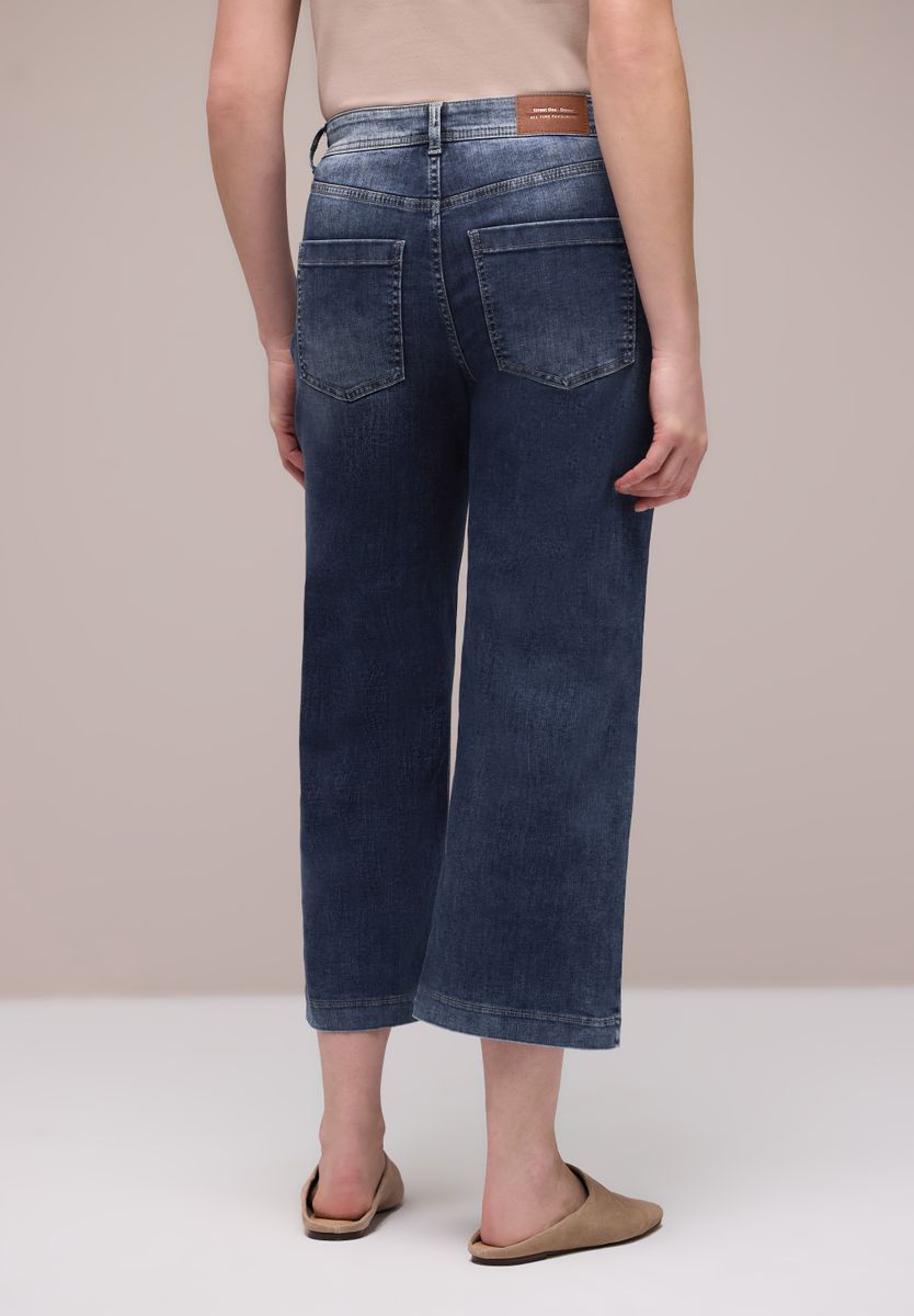 High Waist Wide Leg Jeans im Loose Fit